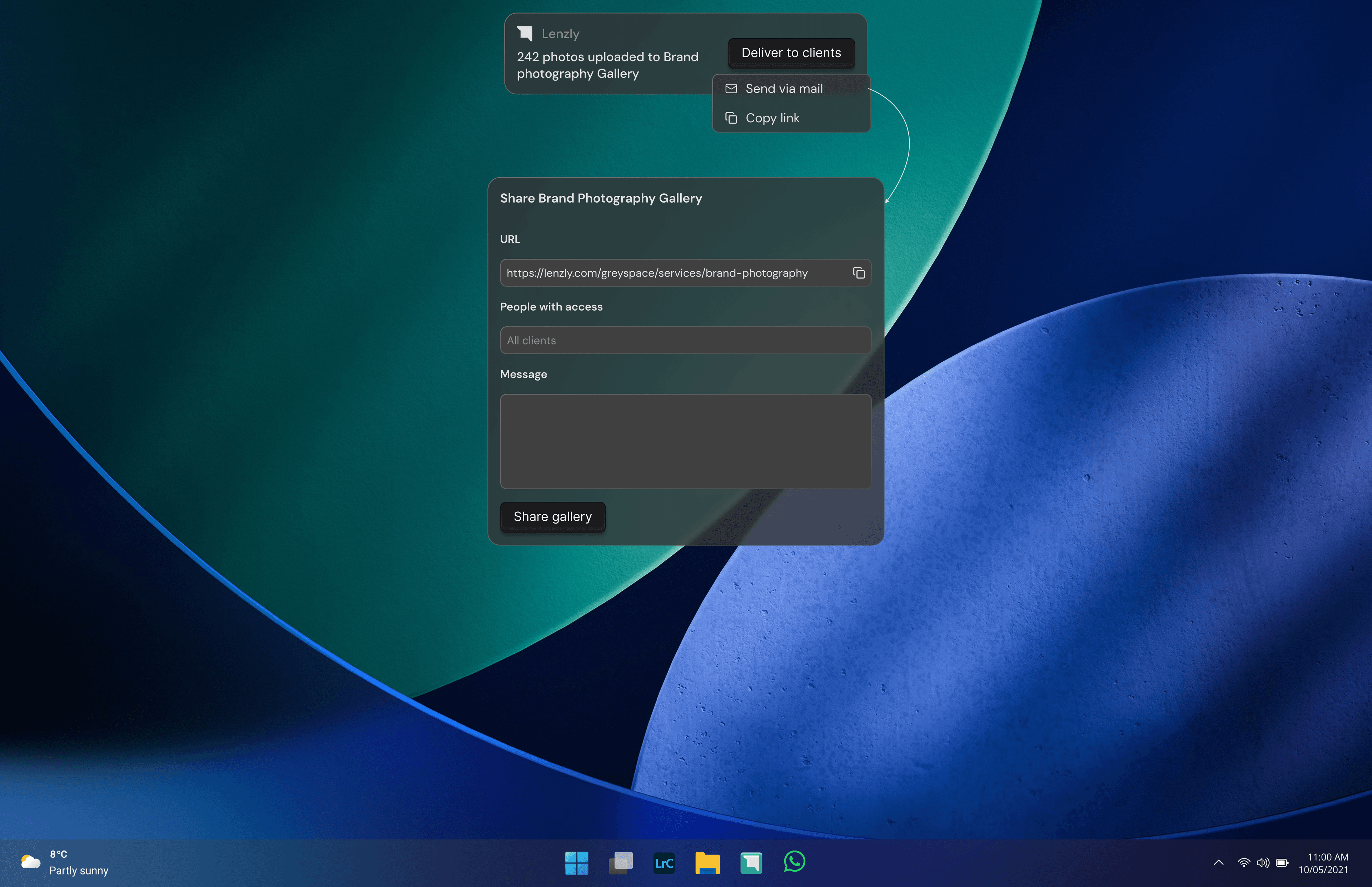 Ready to deliver to clients